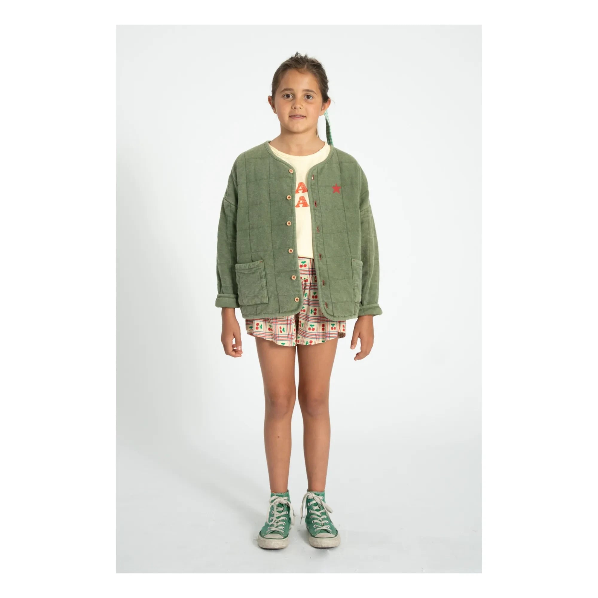 Piupiuchick - Piupiuchick Est 2042 Bio-Baumwoll-Steppjacke | Dunkelgrün