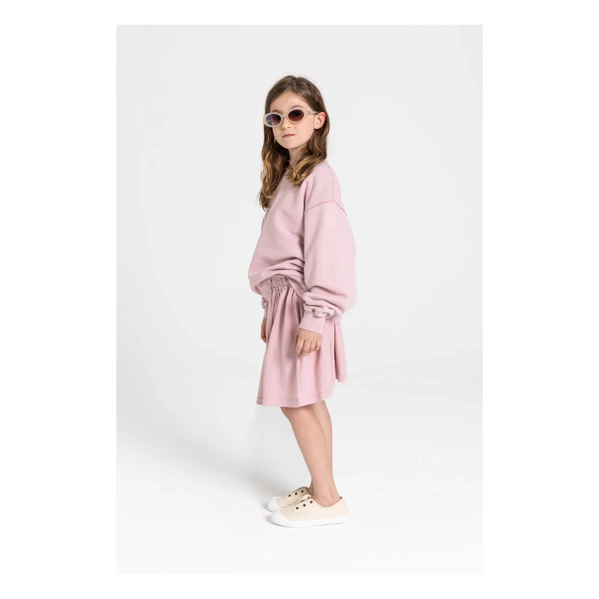 Smallable Kid - Maia organik pamuklu sweatshirt | Toz Pembe
