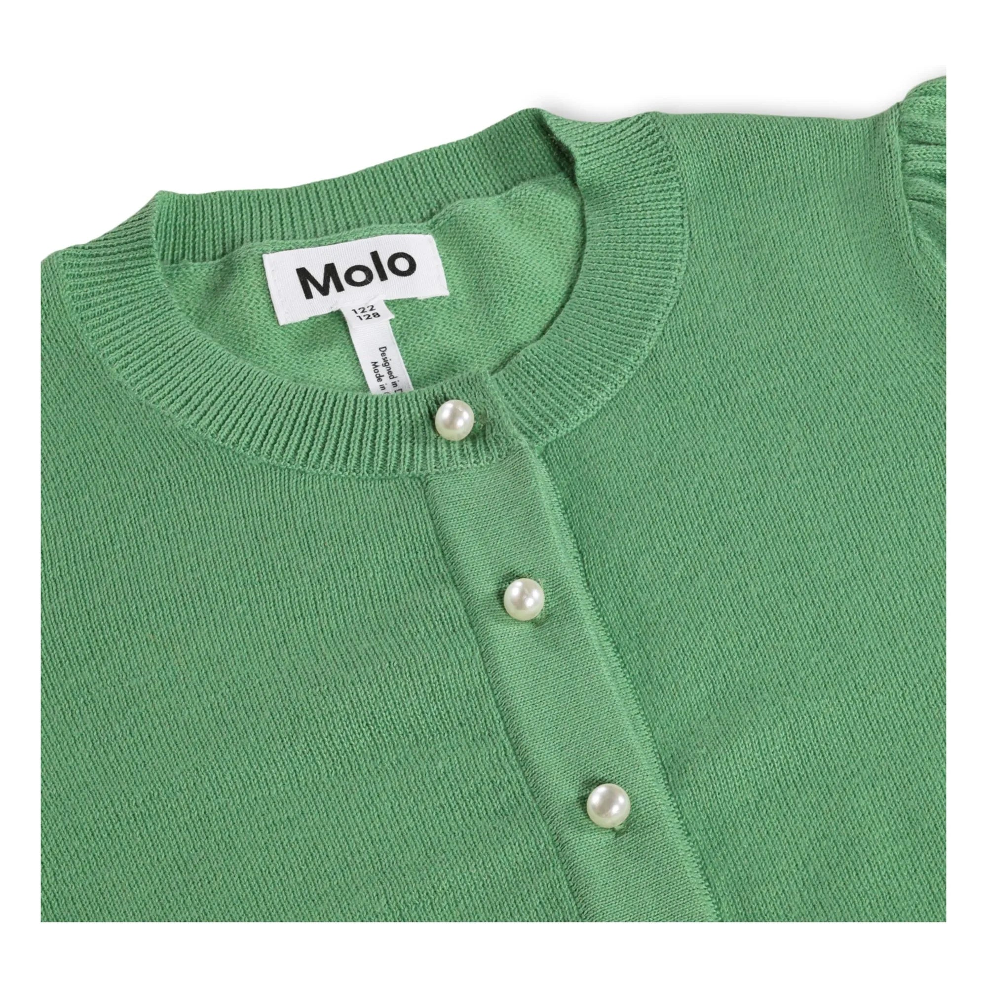 Molo – Guinevere Bio-Baumwollstrickjacke | Grün