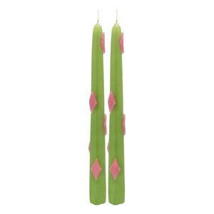 Anna + Nina - Velas de diamante 3D - Set de 2