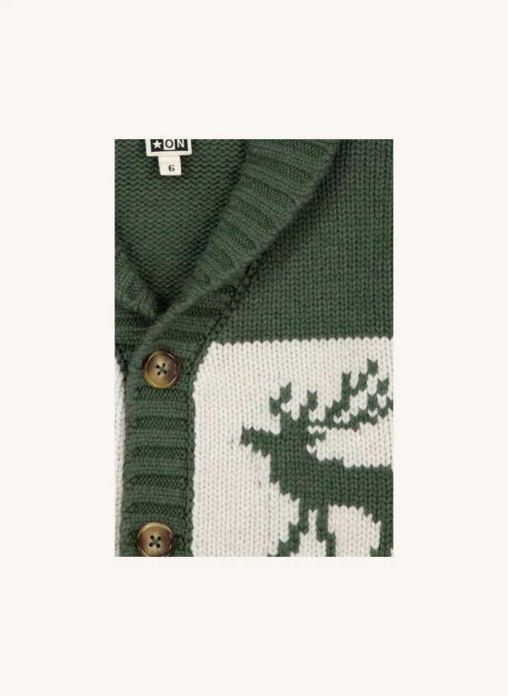 Bonton - Cardigan in pile | Khaki