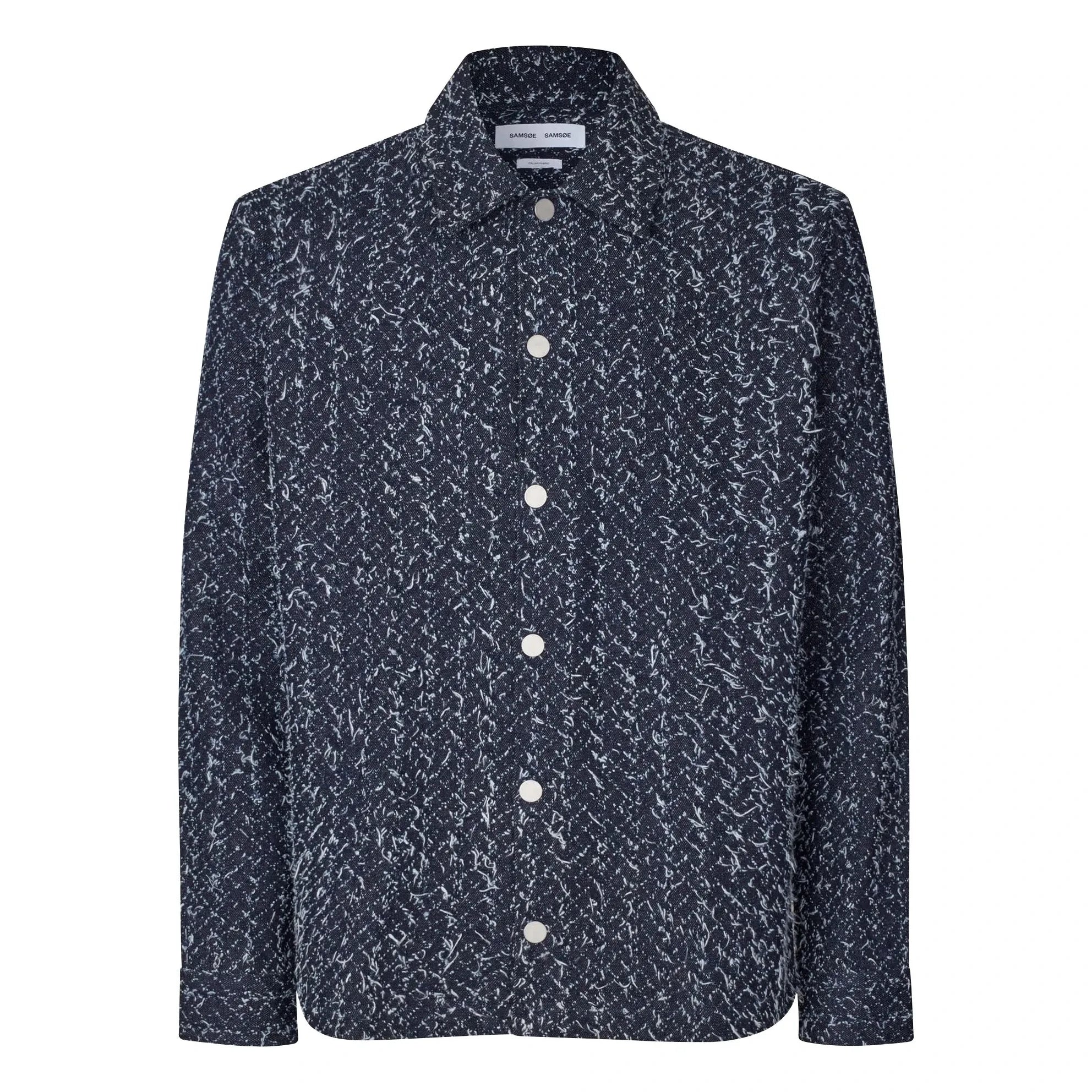 Samsoe Samsoe - Sacastor Pamuk overshirt | Koyu gri