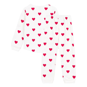 Petit Bateau - Kalpli Polar Pijama | Ekru