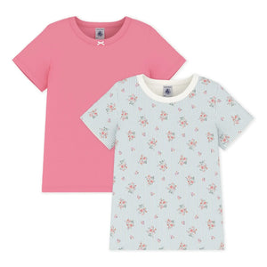 Petit Bateau - Batch 2 Çiçek Desenli Tişörtler | Pembe