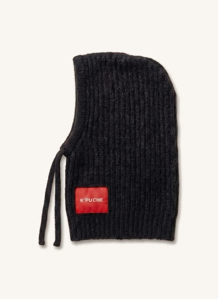 K'puche - Khira Alpaka Kapüşonlu Sweatshirt | Siyah