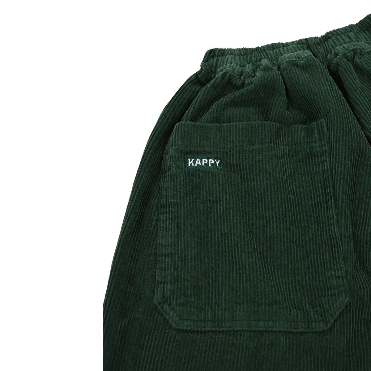 Kappy - Pantalón de Trabajo de Terciopelo | Verde Bosque
