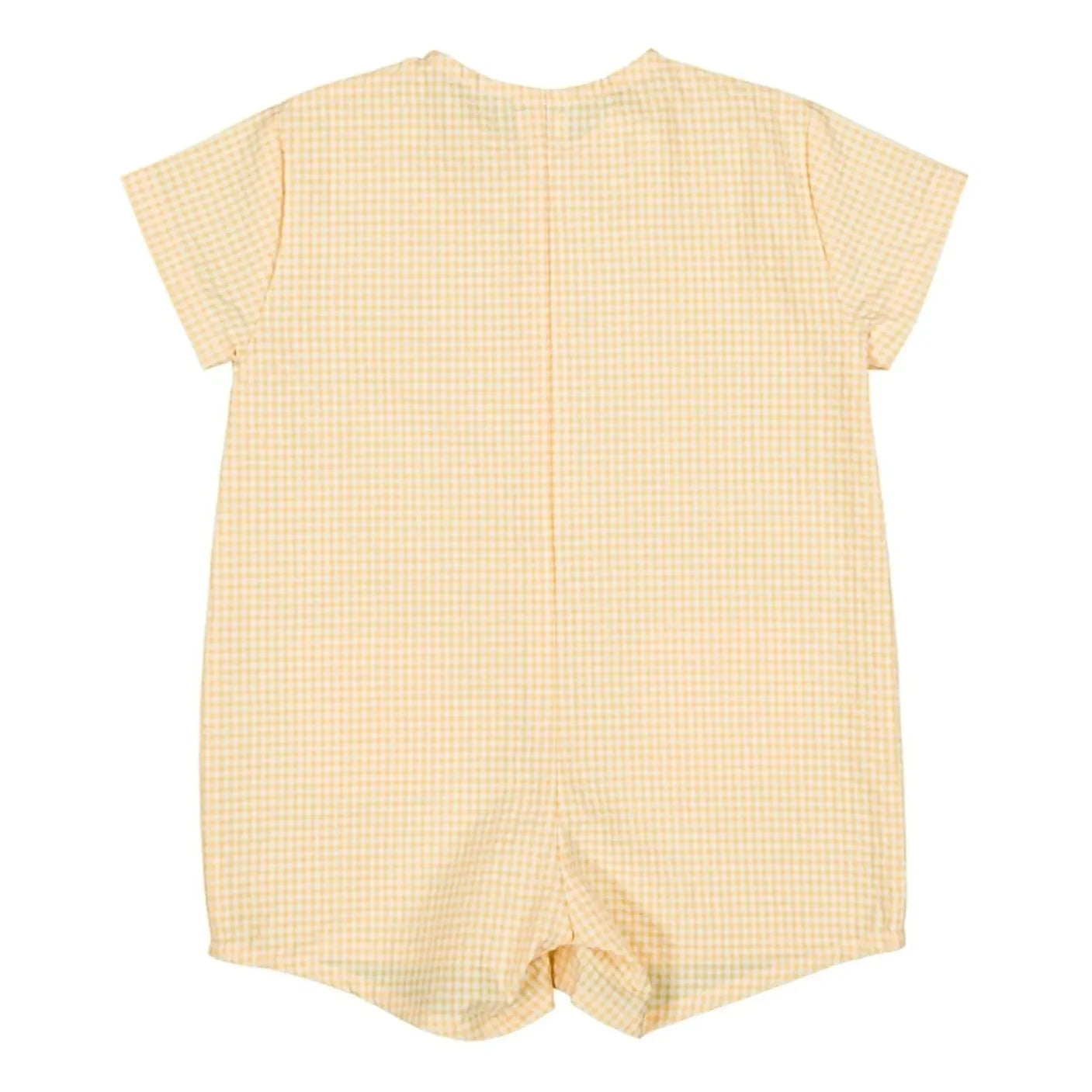 Loir - Arsène Vichy Organic Cotton Romper | Yellow