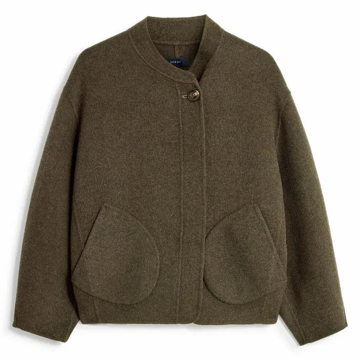 Soeur - Windsor Abrigo de Lana | Caqui Mixto