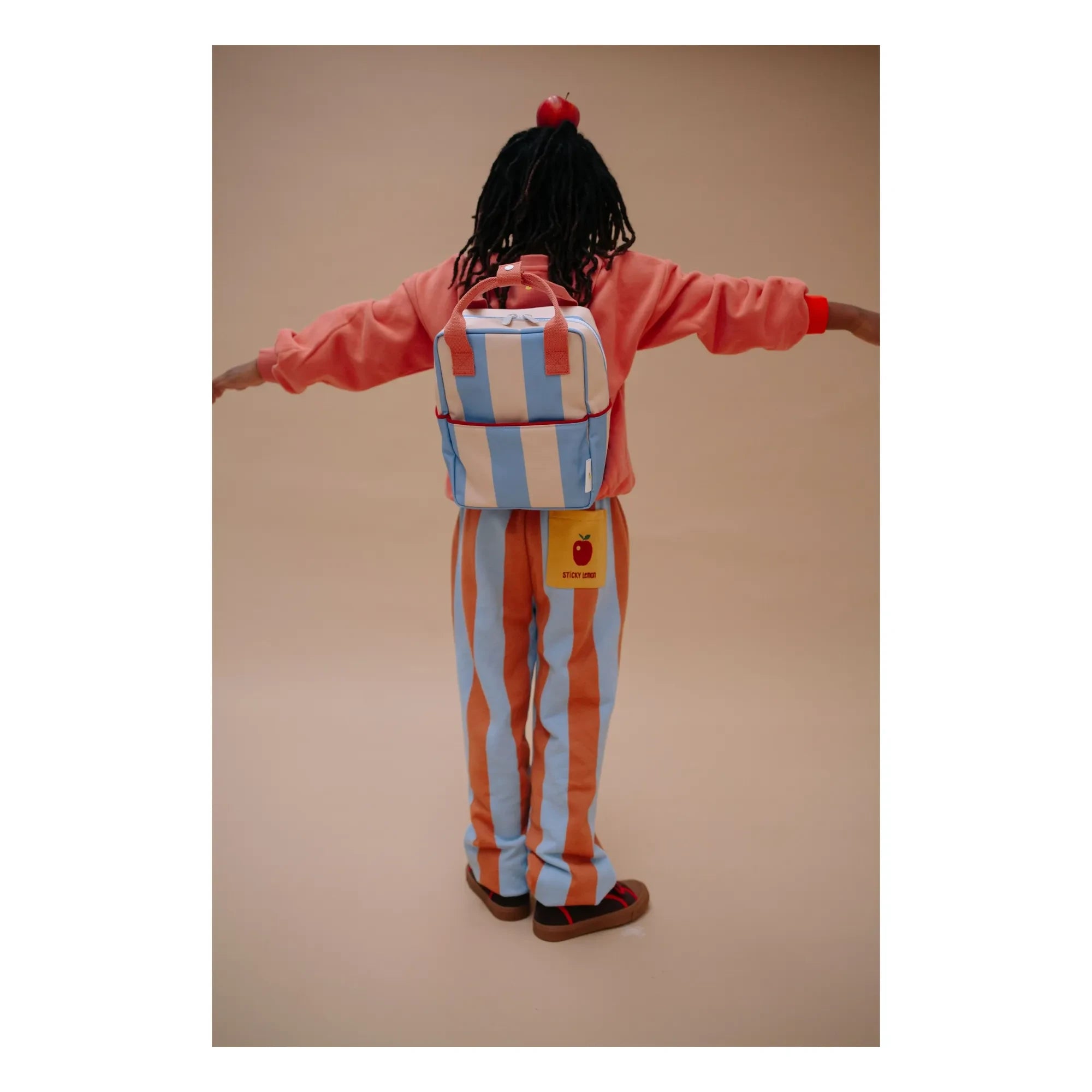 Sticky Lemon - Jogger de Limones Rayados | Naranja