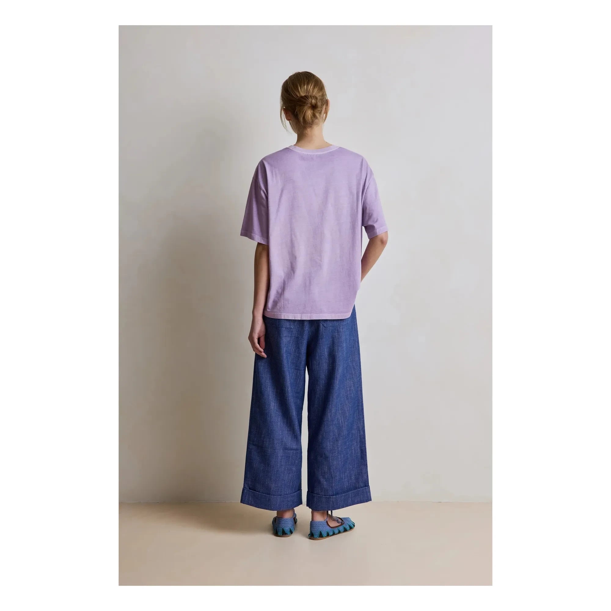 Hod - Ambre Baumwoll-T-Shirt | Lila