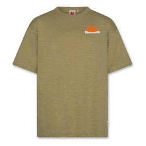 AO76 - Silas Sunset T-Shirt Recycelte Baumwolle | Khaki
