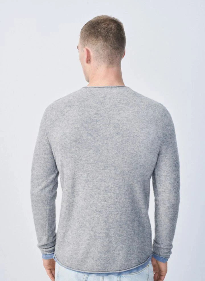 American Vintage - Ducksbay Wolle und Kaschmir Pullover | Heather grey