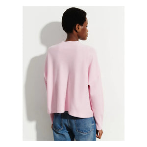 Bompard - Cárdigan minimalista oversize de algodón y cachemir | Rosa