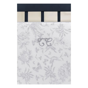 Tartine et Chocolat - Toile de Jouy Bettumrandung | Grau