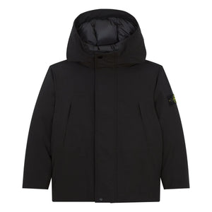 Stone Island - Logo parka | Siyah