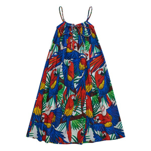 Maison Mangostan - Vestido Parrot | Azul