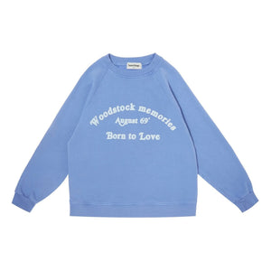 Tocoto Vintage - Woodstock-Sweatshirt | Blau