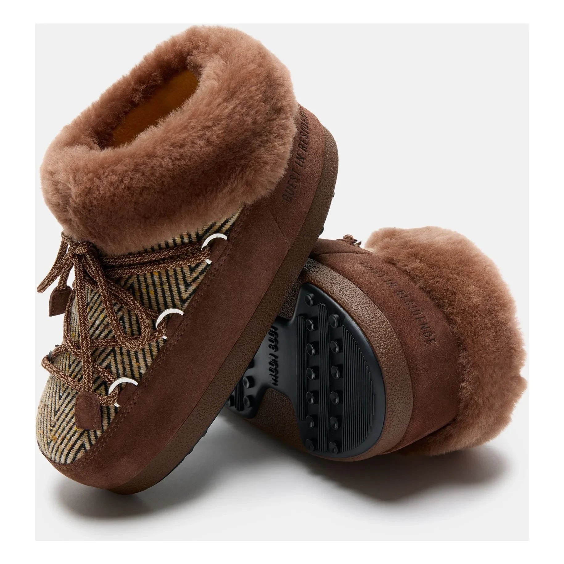 Moon Boot - MB x Guest in Residence Chalet Terlikleri | Chocolate