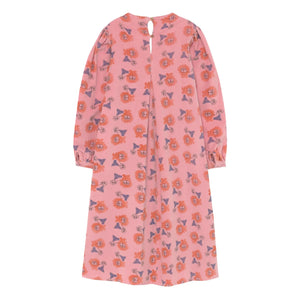 The Animals Observatory - Giraffe Velvet Dress | Pink