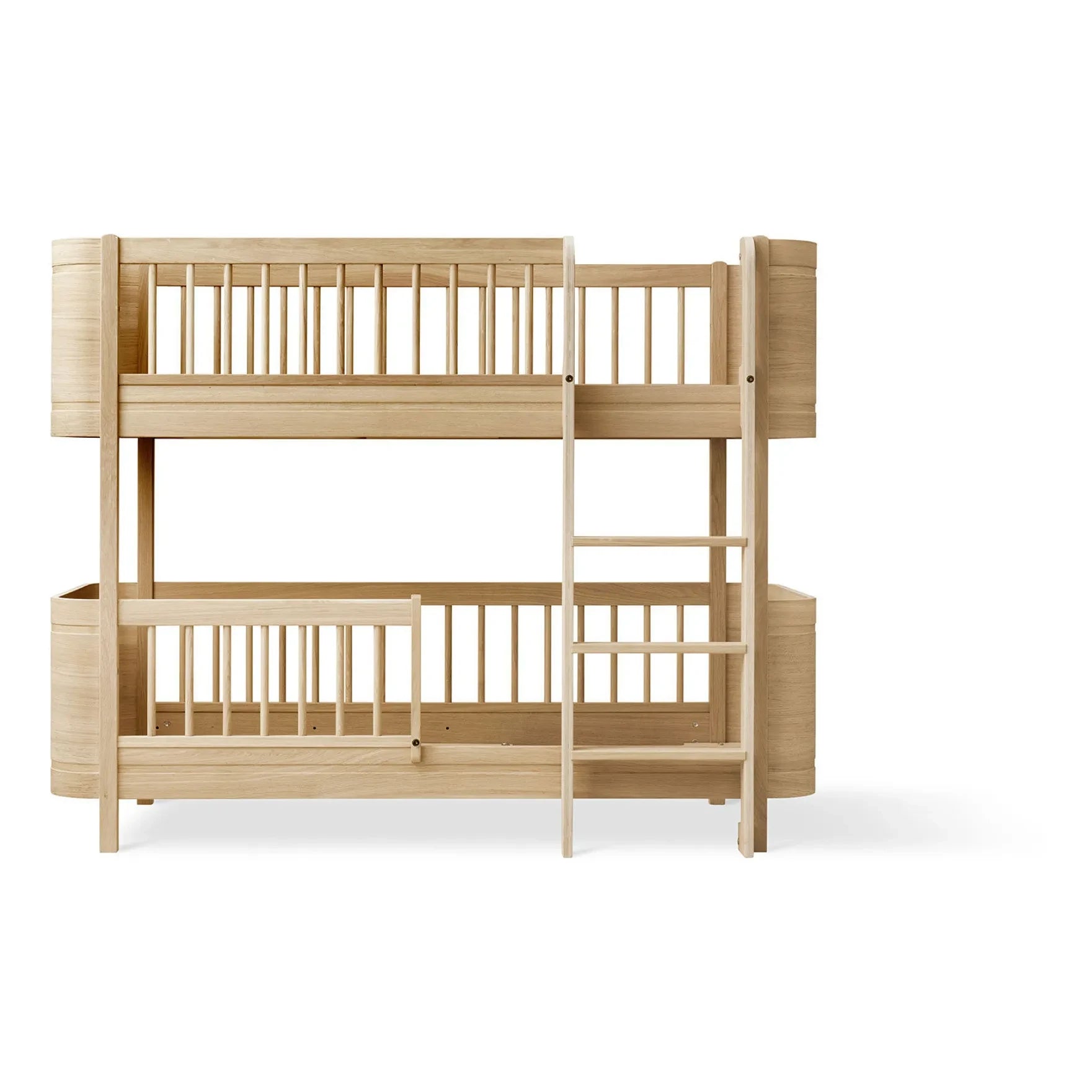 Oliver Furniture - Meşe Wood Mini+ yarı yüksek ranza | Meşe