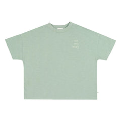 Jenest - Oversize T-shirt Ben On my Way Organik pamuk | Badem yeşili