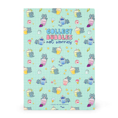 Legami - Exercise Kitap - A4 Defter - 8 mm Ruled - Kitty Bubble Tea