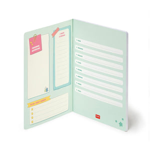 Legami - Exercise Kitap - A4 Defter - 8 mm Ruled - Kitty Bubble Tea