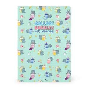Legami - Exercise Kitap - A4 Defter - 5 mm Squared - Kittty Bubble Tea