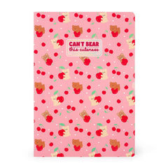 Legami - Exercise Kitap - A4 Defter - 5 mm Squared - Ayıcık Cherry