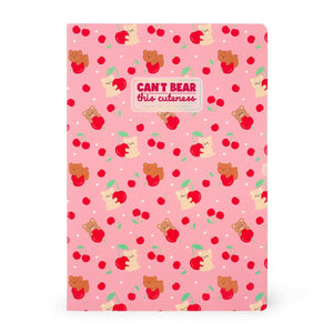 Legami - Exercise Kitap - A4 Defter - 4 mm Squared - Ayıcık Cherry