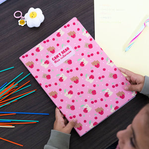 Legami - Exercise Kitap - A4 Defter - 4 mm Squared - Ayıcık Cherry