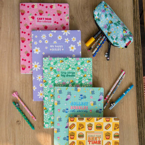 Legami - Exercise Kitap - A4 Defter - 4 mm Squared - Ayıcık Cherry