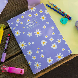 Legami - Exercise Kitap - A4 Defter - 4 mm Squared - Daisy