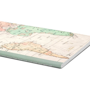 Legami - A5 Blank Defter ile Illustrated Yumuşak Kılıf - Seyahat Map