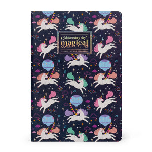 Legami - Cuaderno A5 en blanco con tapa dura ilustrada - Unicornio