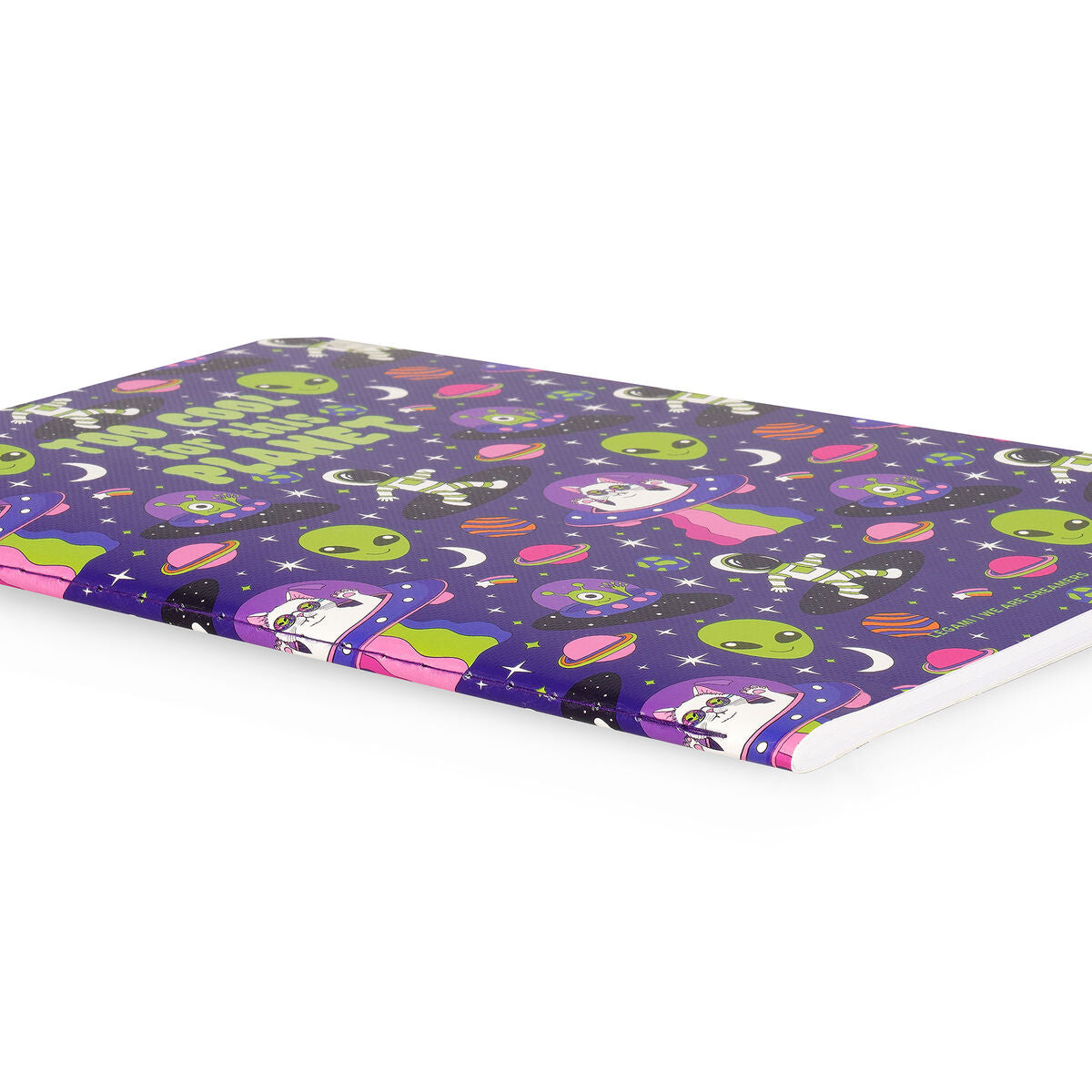 Legami - A5 Blank Defter ile Illustrated Hard Kılıf - Uzay