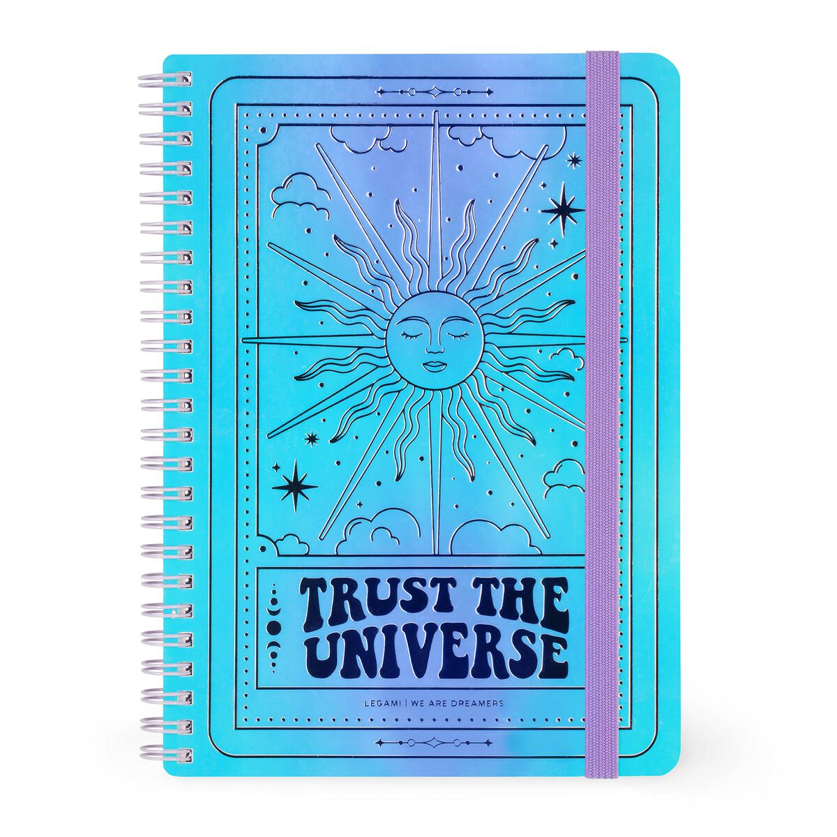 Legami - Cuaderno A5 Rayado con Cubierta Dura Ilustrada - Tarot - Encuadernación en Espiral