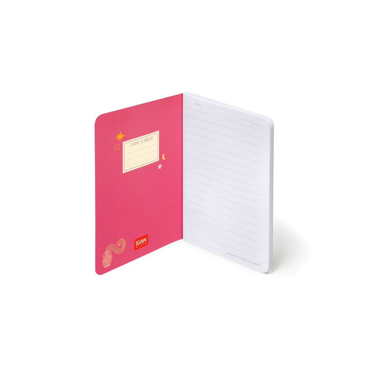Legami - A6 Lined Notebook with Illustrated Hard Cover - Zodiac