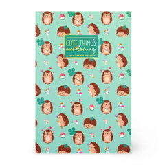 Legami - A6 Lined Defter ile Illustrated Hard Kılıf - Hedgehog