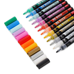 Legami - Acrylic Paint Marker - Black Ink - Be Bold