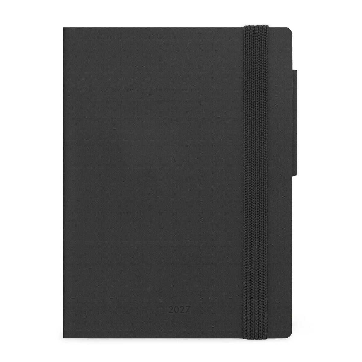 Legami - Agenda semanal pequeña de 12 meses 2027 - Black Suit