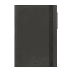 Legami - 12-Month Medium Weekly Günlük ile Defter 2027 - Black Suit