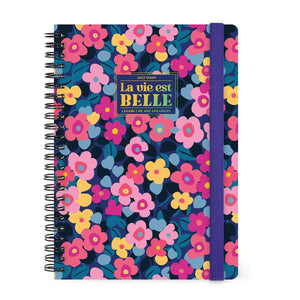 Legami - 12-Month Büyük Spiral-Bound Weekly Günlük 2027 - Çiçekler