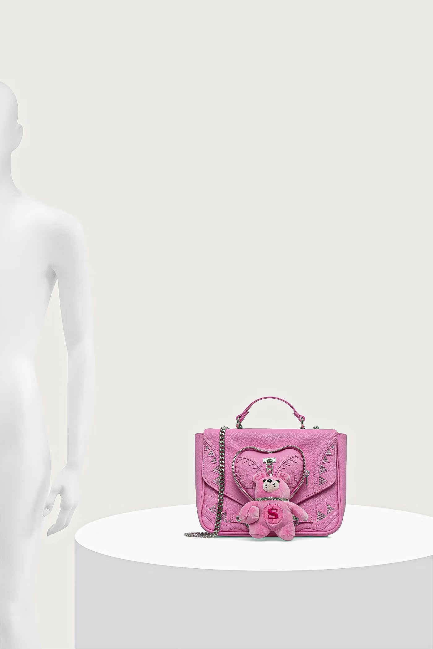 Sprayground - Çanta crossbody Kadın suni deri BABY BEAR BADDIE Pembe 910B9571NSZ