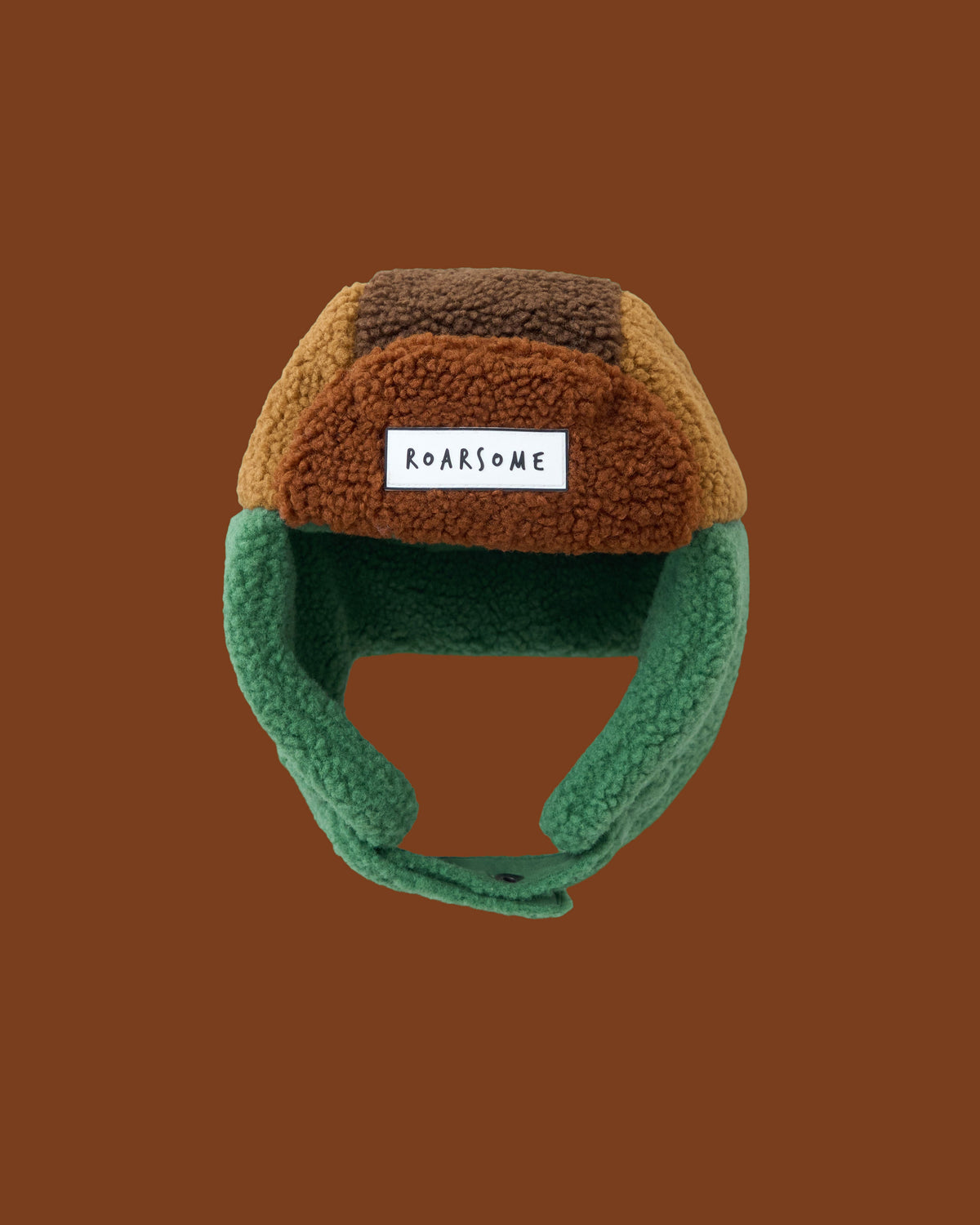 Roarsome - Çocuk Trapper Şapkaları - Kahverengi/Bej
