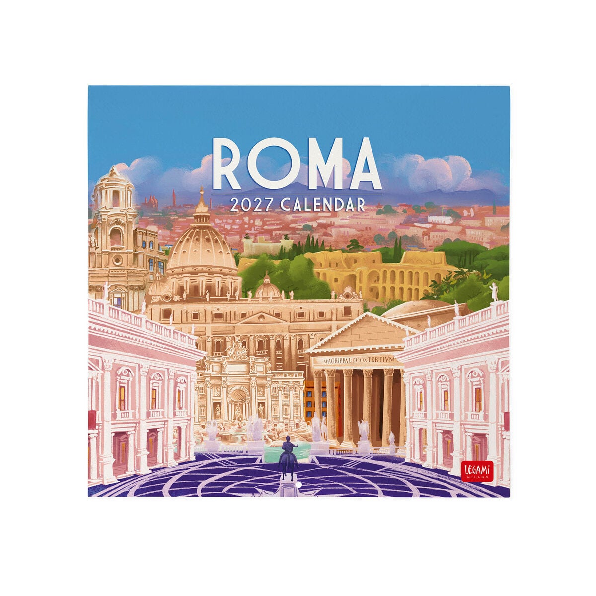 Legami - Rome 2027 Wall Takvim - 30 x 29 cm