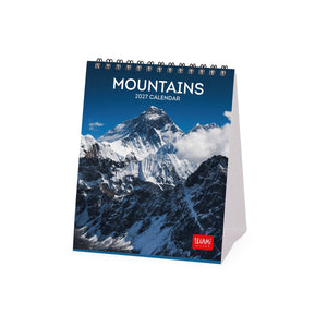 Legami - Calendario de mesa Mountains 2027 - 12 x 14,5 cm