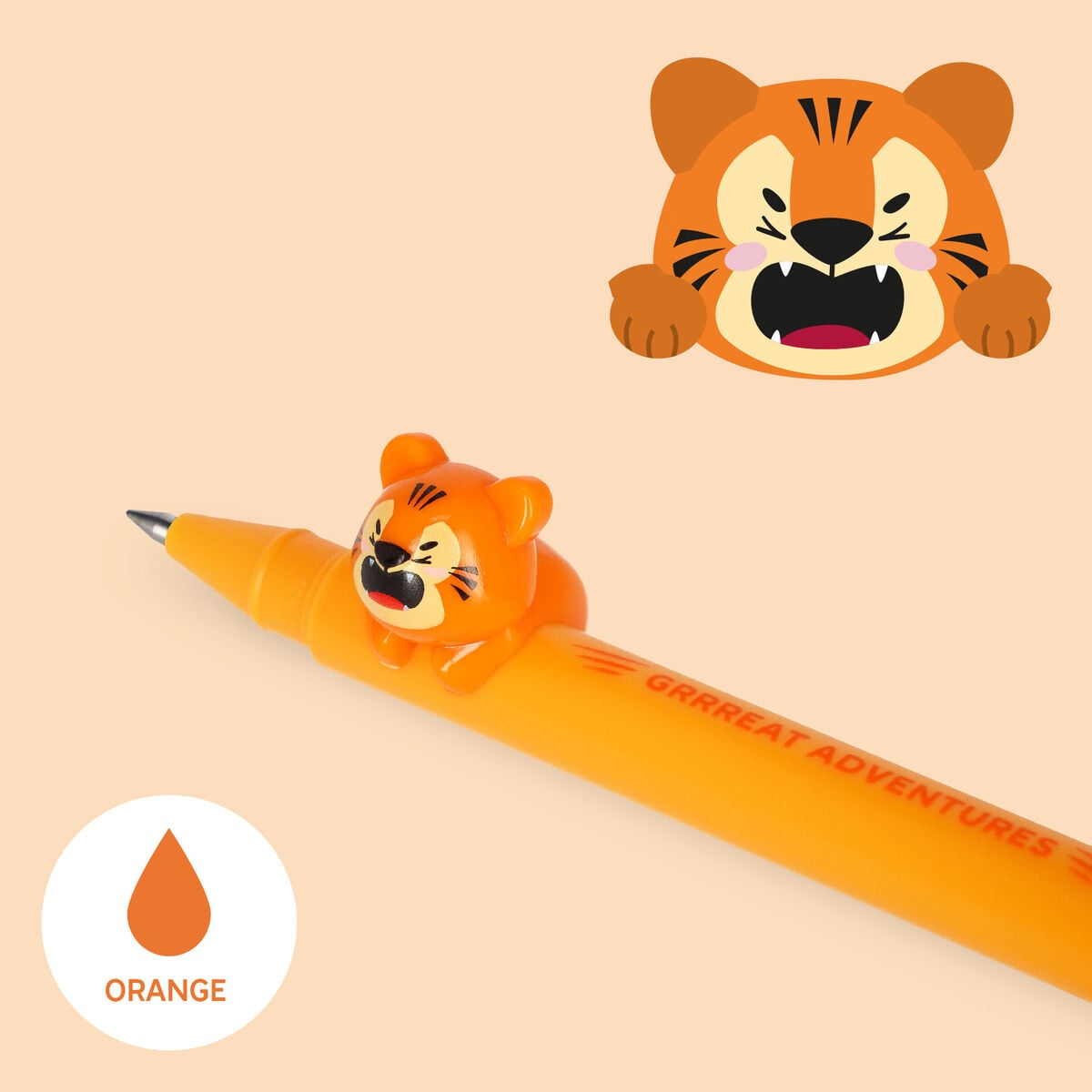 Legami - Kalem ile "Grrreat Adventures" Tiger Hayvan Süsü - Sevimli Arkadaşlar