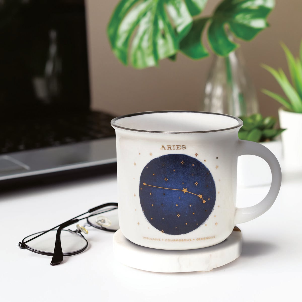 Legami - Porcelain Kupa - Aries - Count Your Lucky Stars
