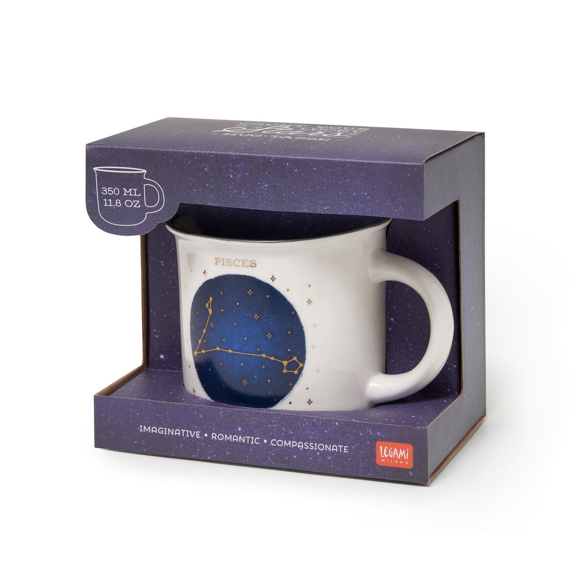 Legami - Porcelain Kupa - Pisces - Count Your Lucky Stars